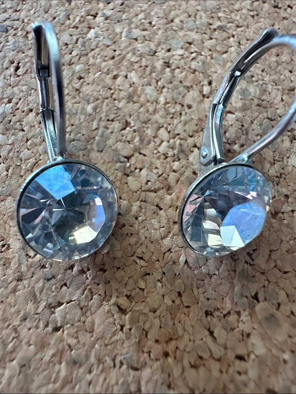 Swarovski Crystal Drop Leverback Earrings - Atlantis Berlin🧜♀️ - Picture 2 of 9